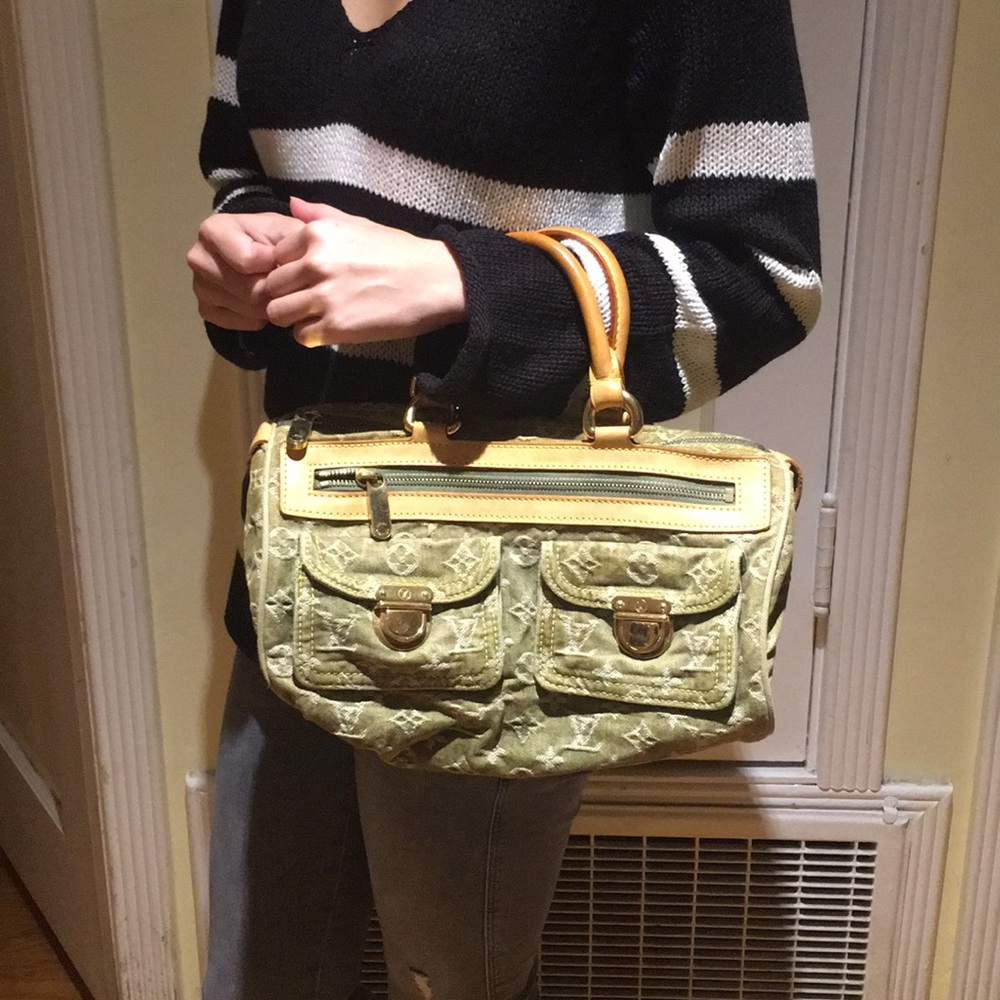 Denim LV bag